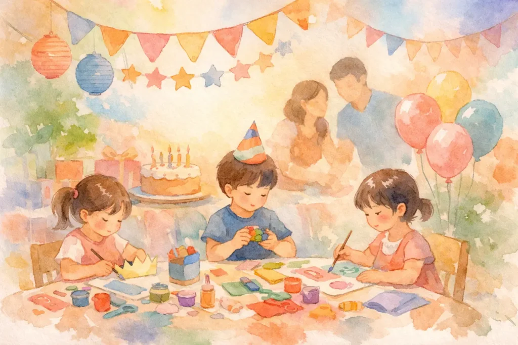 如何設計幼兒手作派對內容，讓孩子安全投入，留下獨一無二的生日歡樂回憶給全家