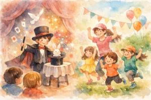 兒童魔術表演與帶動跳比較 適合哪種生日會及校園活動安排呢